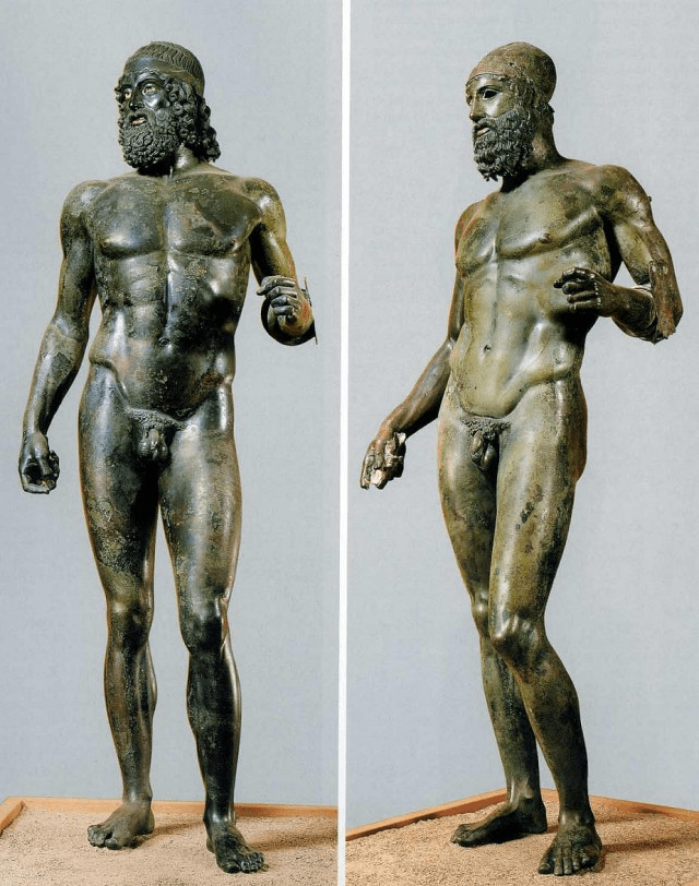 The Riace Warriors statue